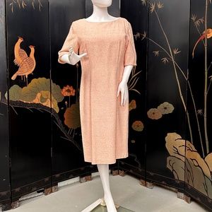 Soft Pink Silk Newman Marcus Dress for MOB, Formal, Cocktails, or Upcycle